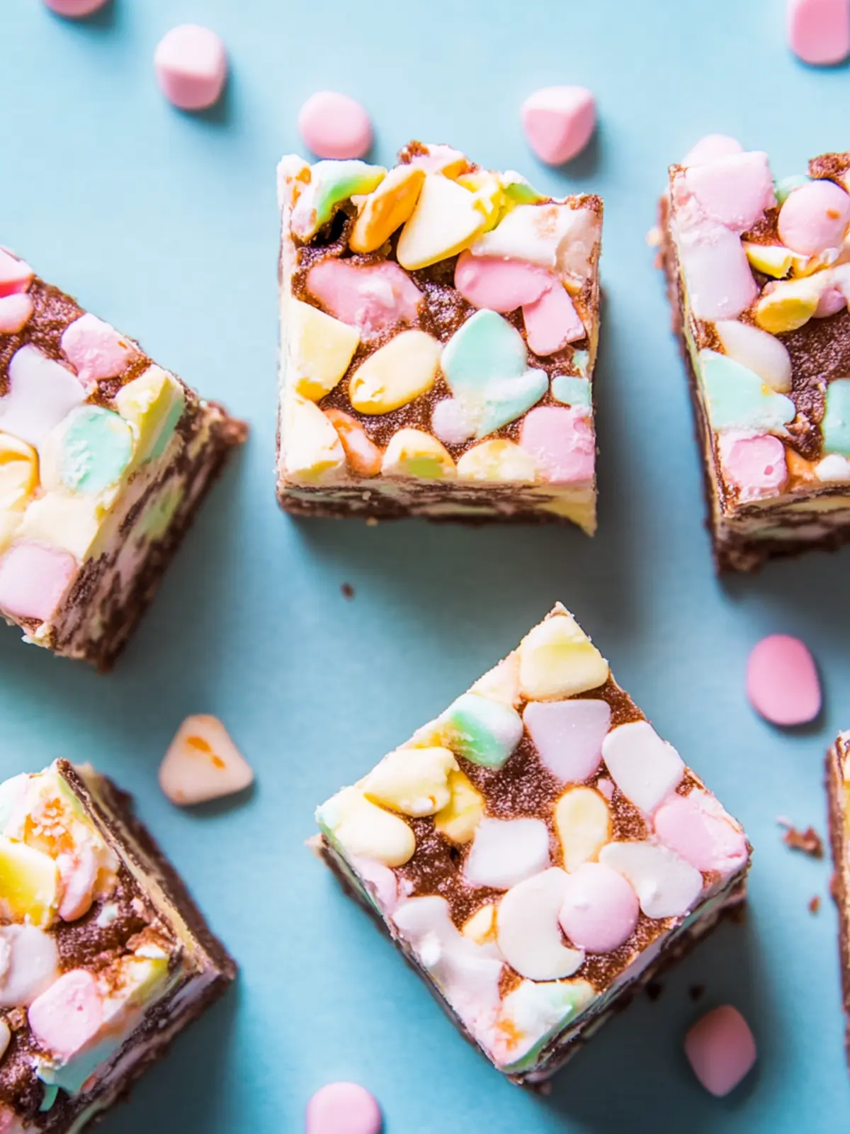 Irresistible Confetti Squares: A Sweet Marshmallow Dream 3 Confetti Squares