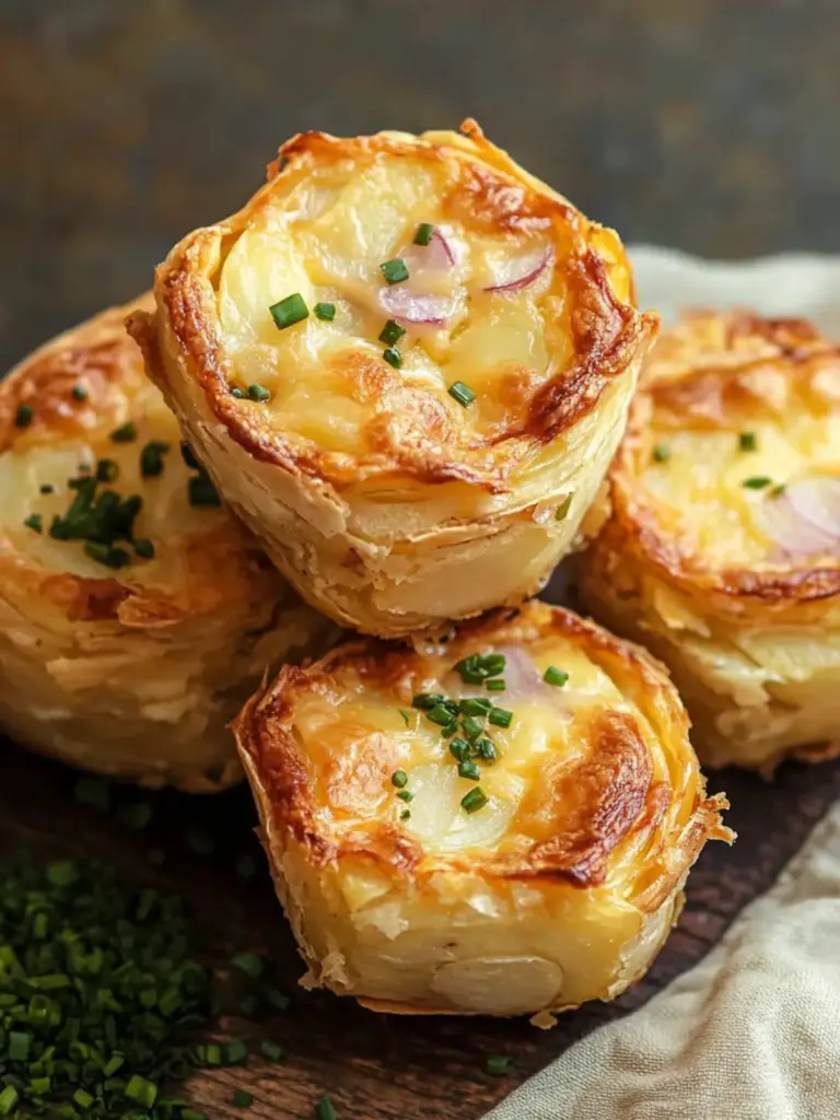Potato Cheddar Chive Bakes