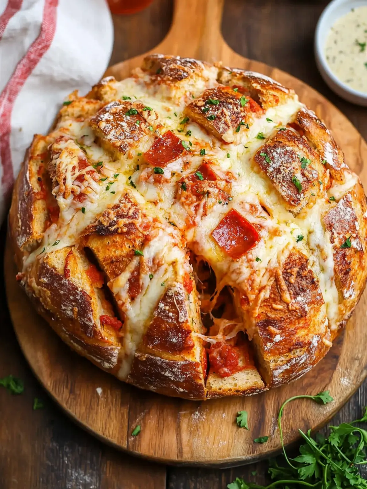 Mouthwatering Pull Apart Pizza Bread: Easy Comfort Food Delight 3 Pull Apart Pizza Bread
