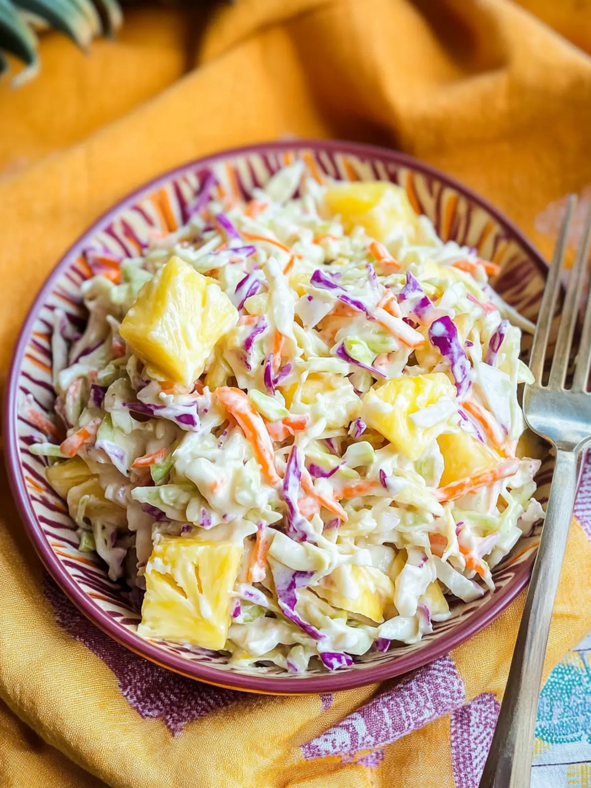 Delicious Hawaiian Pineapple Coleslaw for Your BBQ Bliss 4 Hawaiian Pineapple Coleslaw