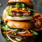 Savory Pork Banh Mi Burger for a Flavorful Twist at Home 3 Pork Banh Mi Burger