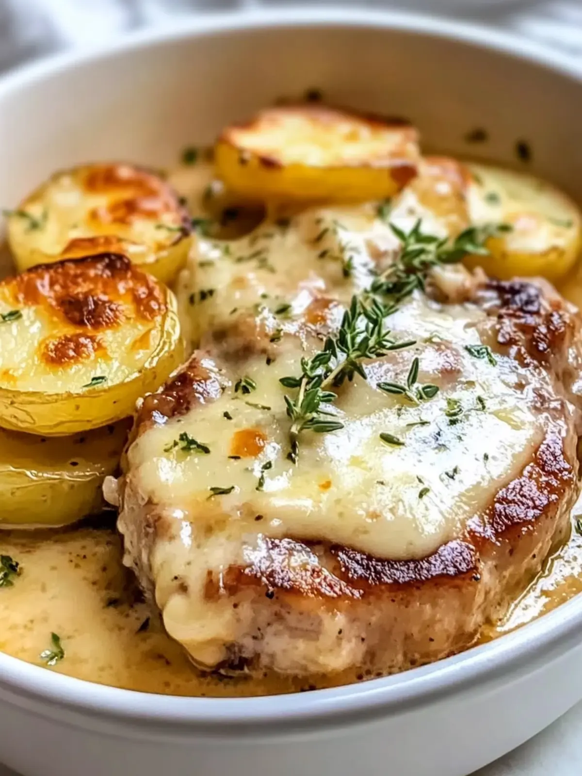 Cozy Up with Smothered Pork Chop Scalloped Potato Bliss 2 Smothered Pork Chop Scalloped Potato