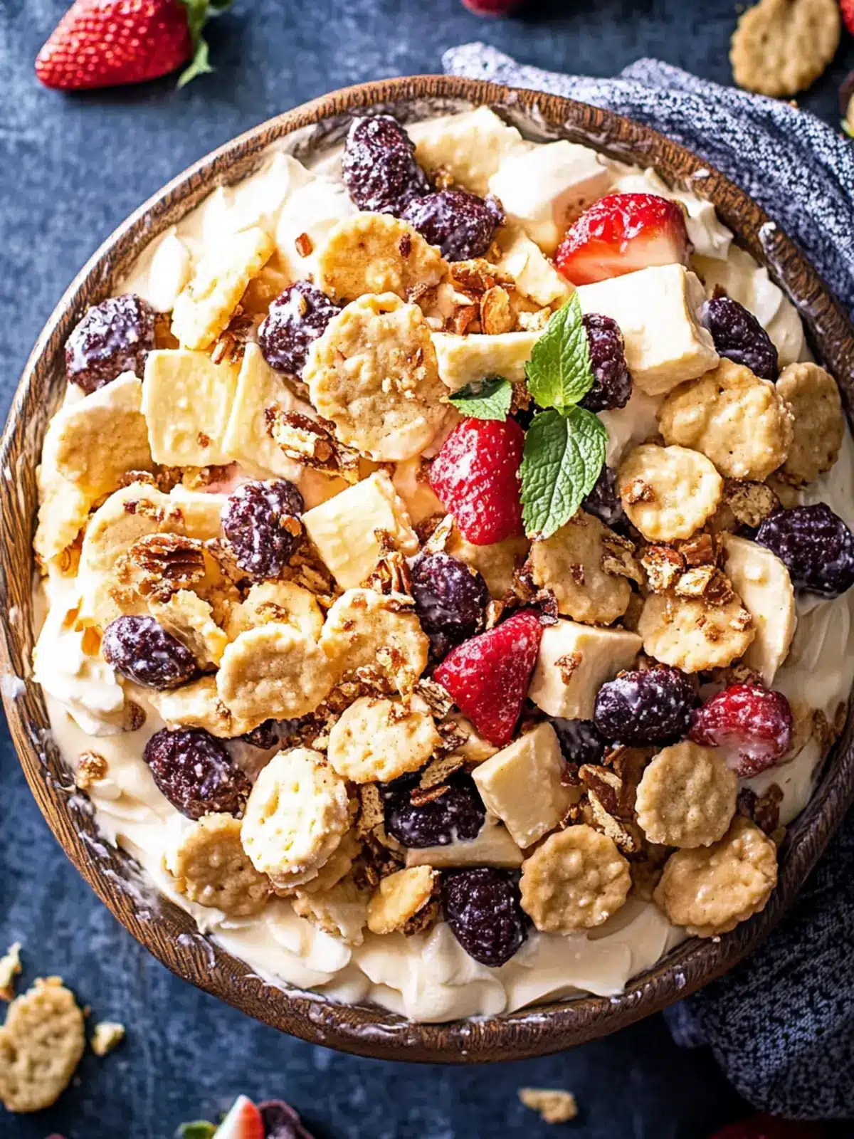 Irresistible Cookie Salad with Creamy Fudge Delight 5 Cookie Salad