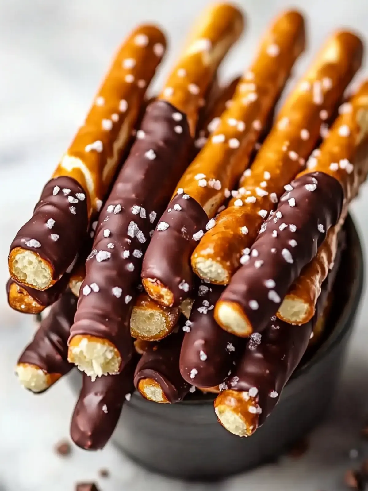 Chocolate Dipped Pretzel Rods You'll Love to Customize 3 Chocolate Dipped Pretzel Rods