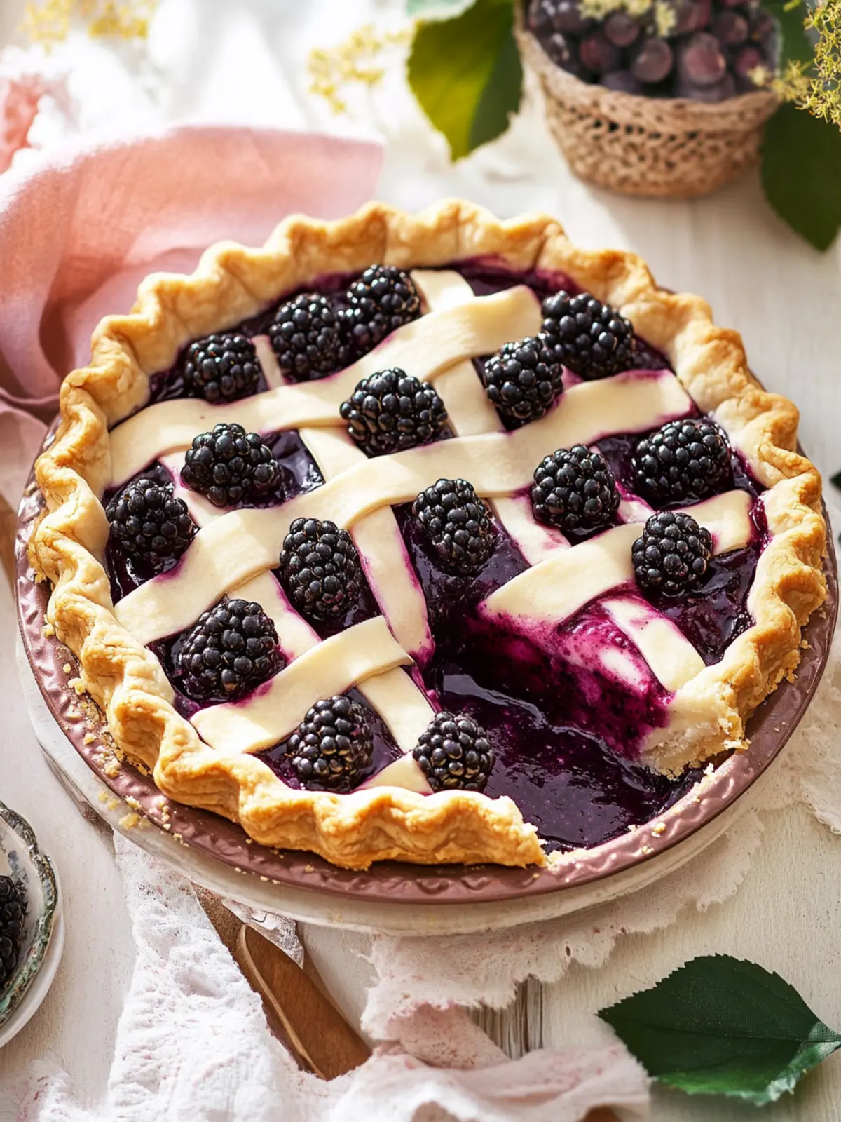 Irresistible Blackberry Sour Cream Pie for Sweet Cravings 3 Blackberry Sour Cream Pie