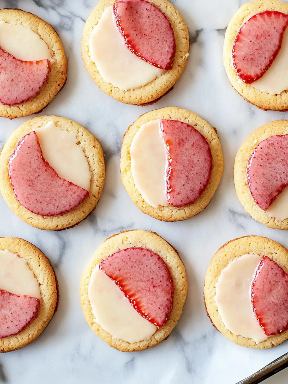 Irresistible Strawberry Half-Moon Cookies to Brighten Your Day 3 Strawberry Half-Moon Cookies