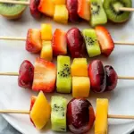 Colorful Fruit Kabobs: Your Quick, Healthy Snack Star 44 fruit kabobs
