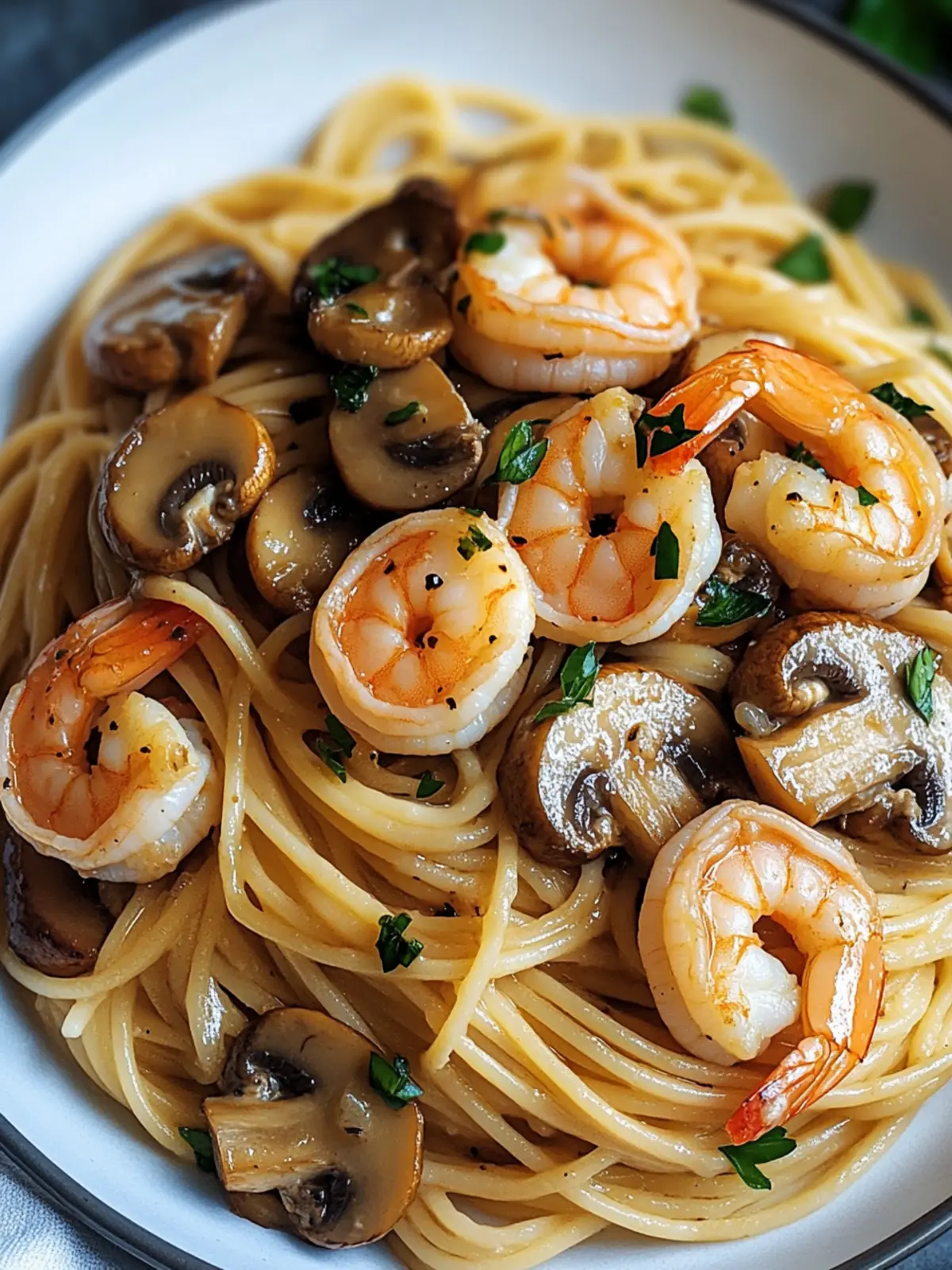 Mushroom Garlic Shrimp Pasta: Creamy Comfort in 30 Minutes 2 Mushroom Garlic Shrimp Pasta