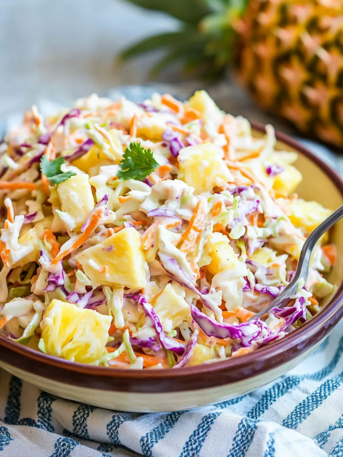 Delicious Hawaiian Pineapple Coleslaw for Your BBQ Bliss 3 Hawaiian Pineapple Coleslaw