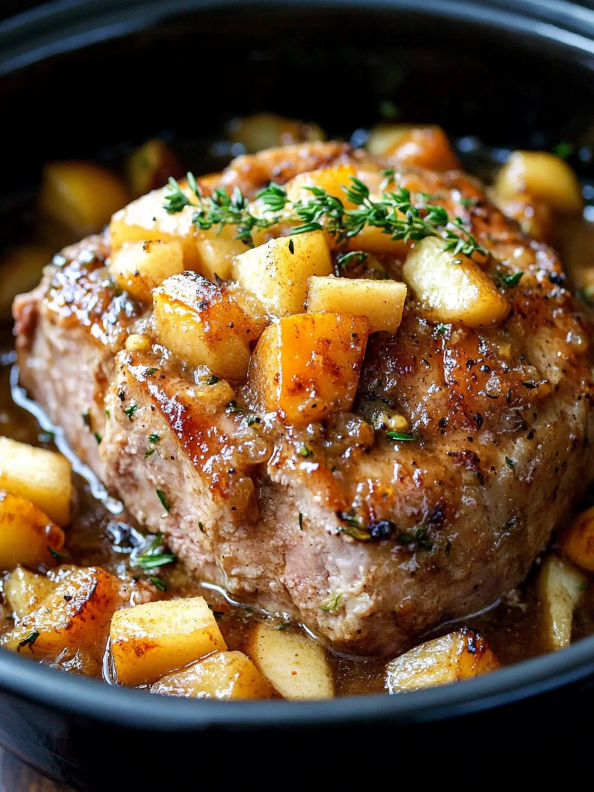 Savory Slow Cooker Amish Apple Pork Loin for Cozy Nights 3 Slow Cooker Amish Apple Pork Loin