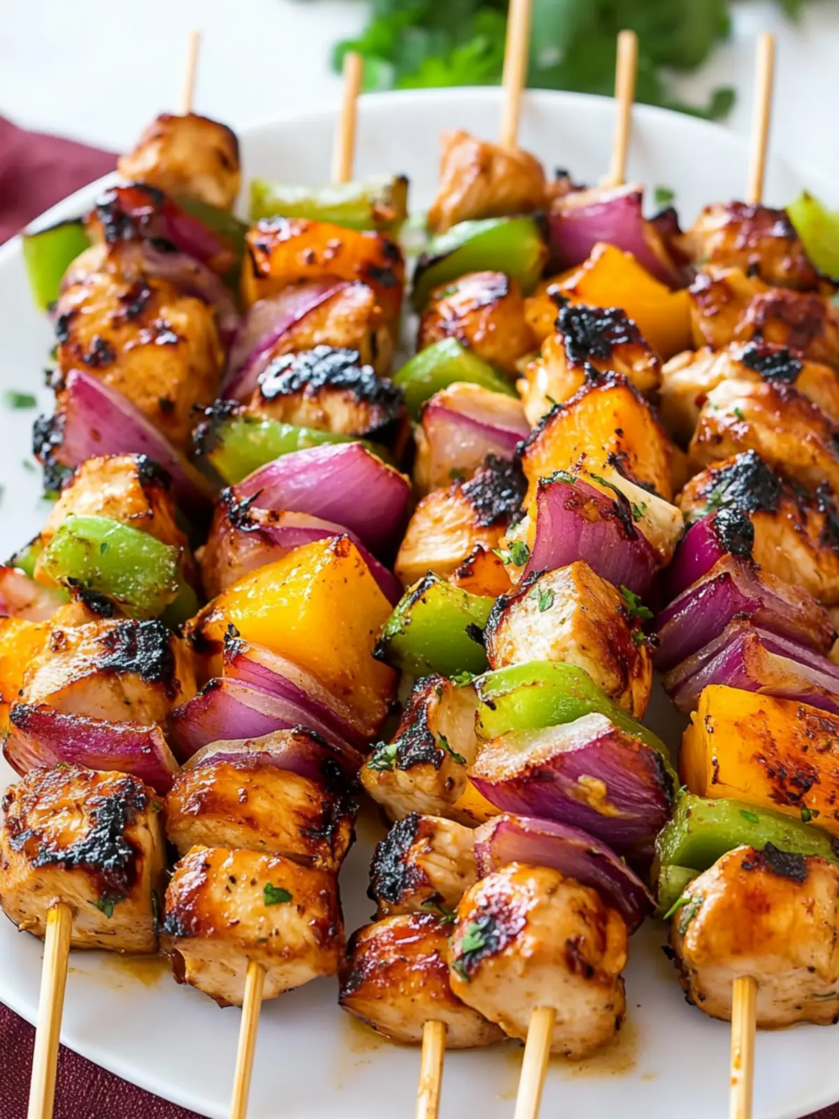 Hawaiian Chicken Kebabs