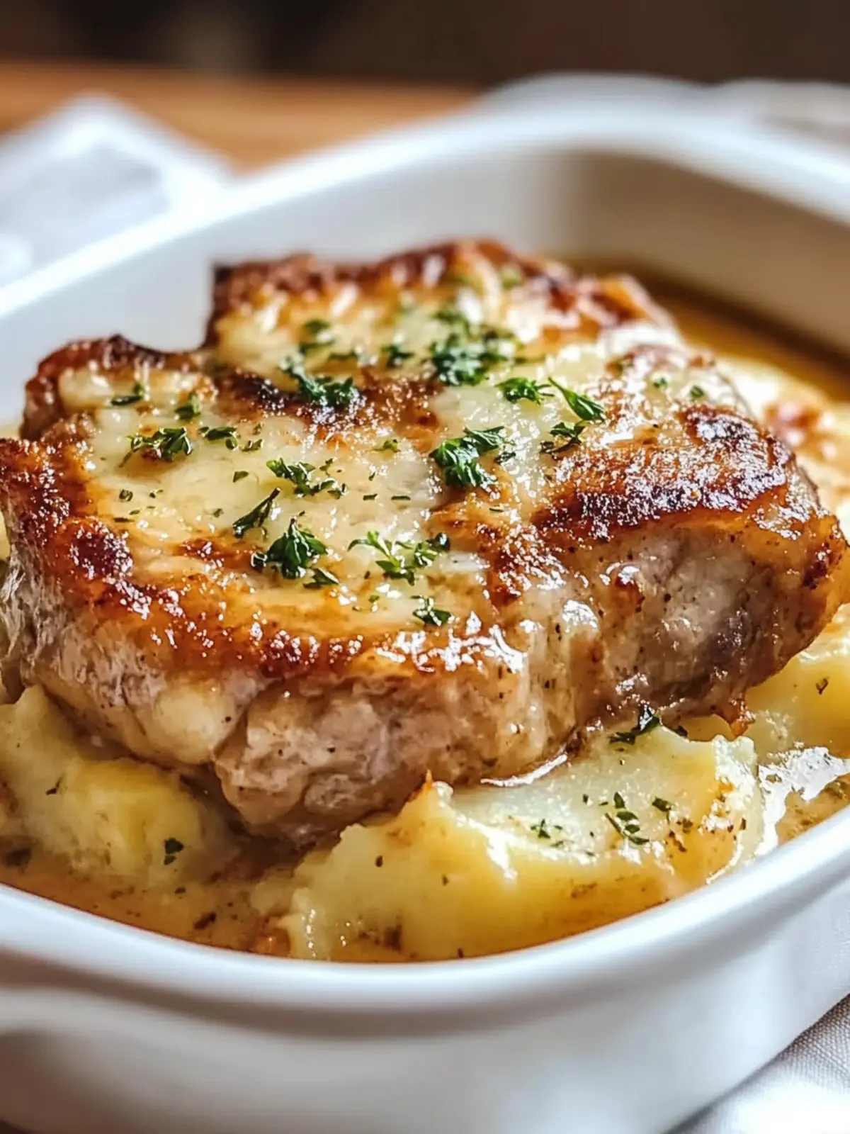 Cozy Up with Smothered Pork Chop Scalloped Potato Bliss 3 Smothered Pork Chop Scalloped Potato