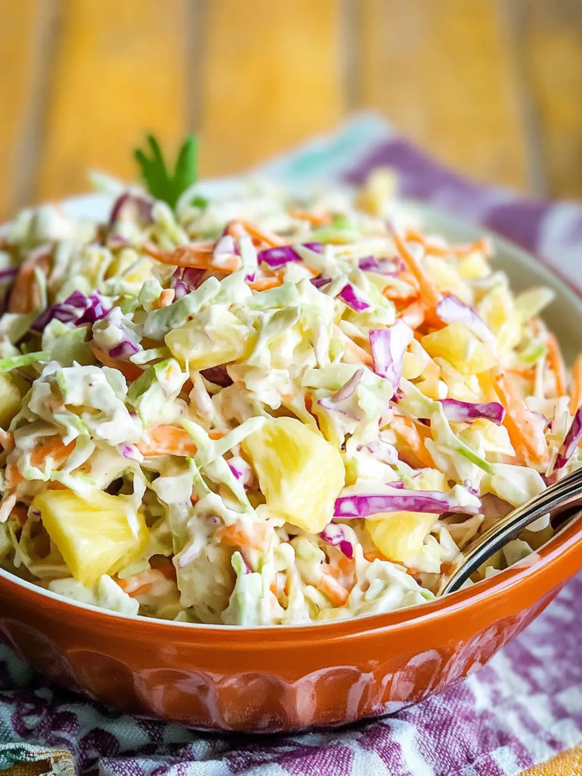 Delicious Hawaiian Pineapple Coleslaw for Your BBQ Bliss 2 Hawaiian Pineapple Coleslaw