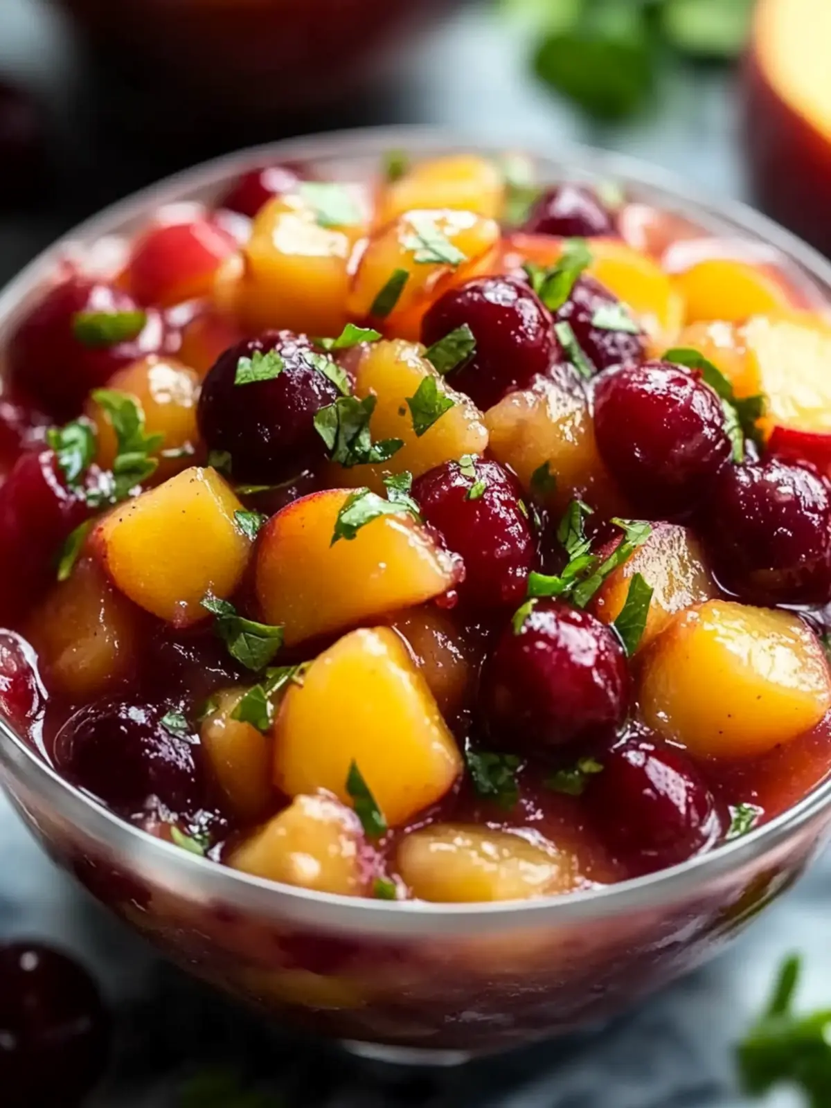 Peach Cherry Salsa