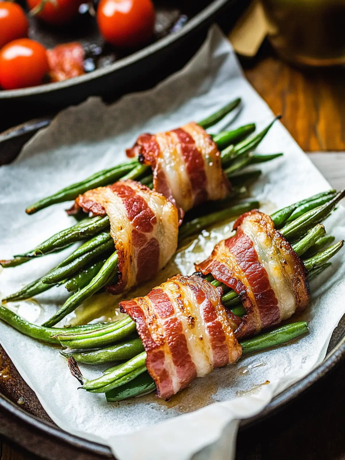 Savor These Bacon Wrapped Green Beans for a Flavorful Twist 2 Bacon Wrapped Green Beans