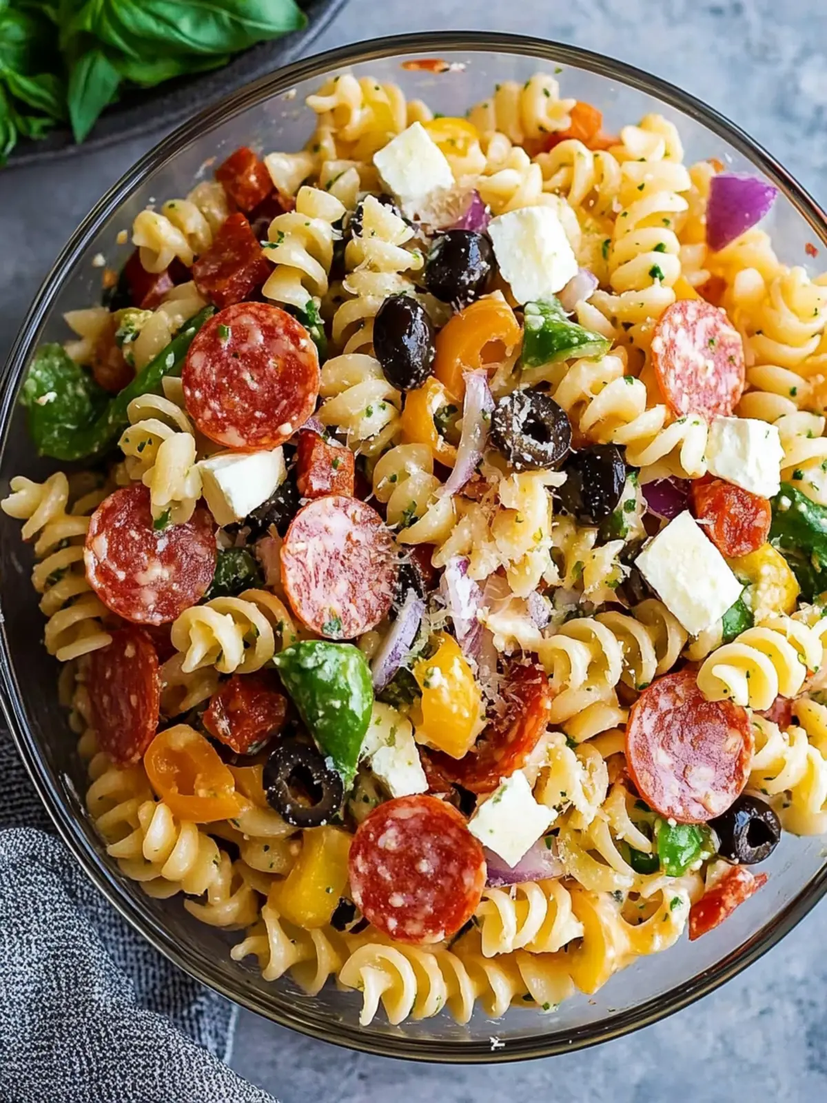 Zesty Pepperoni Pasta Salad for Your Next Gathering 3 Pepperoni Pasta Salad