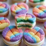 Delightful Rainbow Cookie Sandwiches for Colorful Celebrations 9 Rainbow Cookie Sandwiches