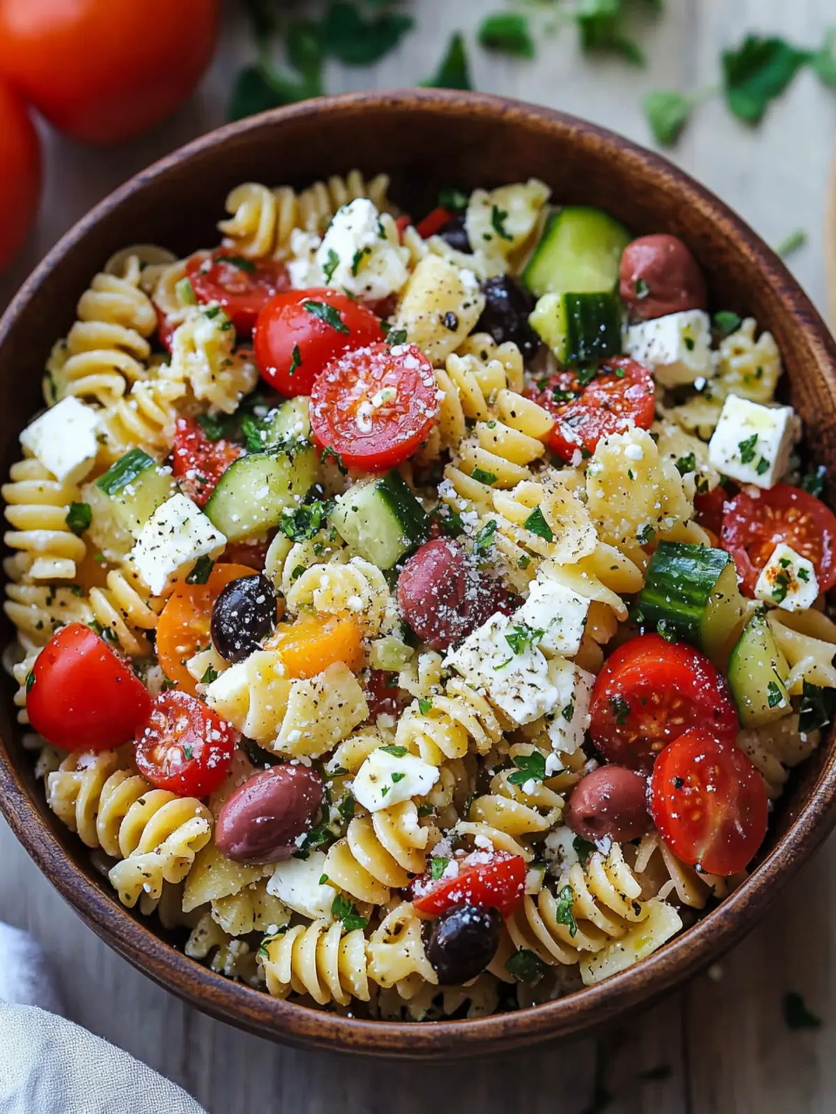 Delicious Greek Pasta Salad Ready in Just 20 Minutes 5 Greek Pasta Salad
