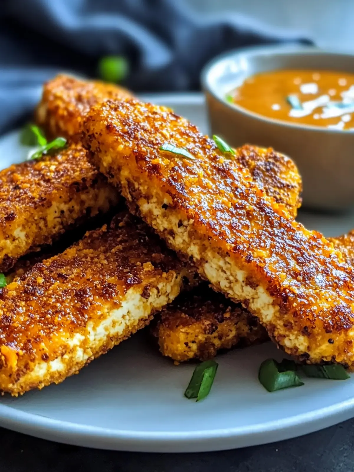Crispy Baked Honey Mustard Tofu Tenders for Happy Snacking 4 Baked Honey Mustard Tofu Tenders
