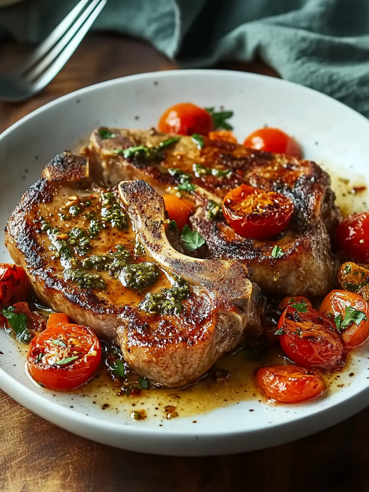 Savory Pork Chops Italiano Ready in Just 30 Minutes 3 Pork Chops Italiano
