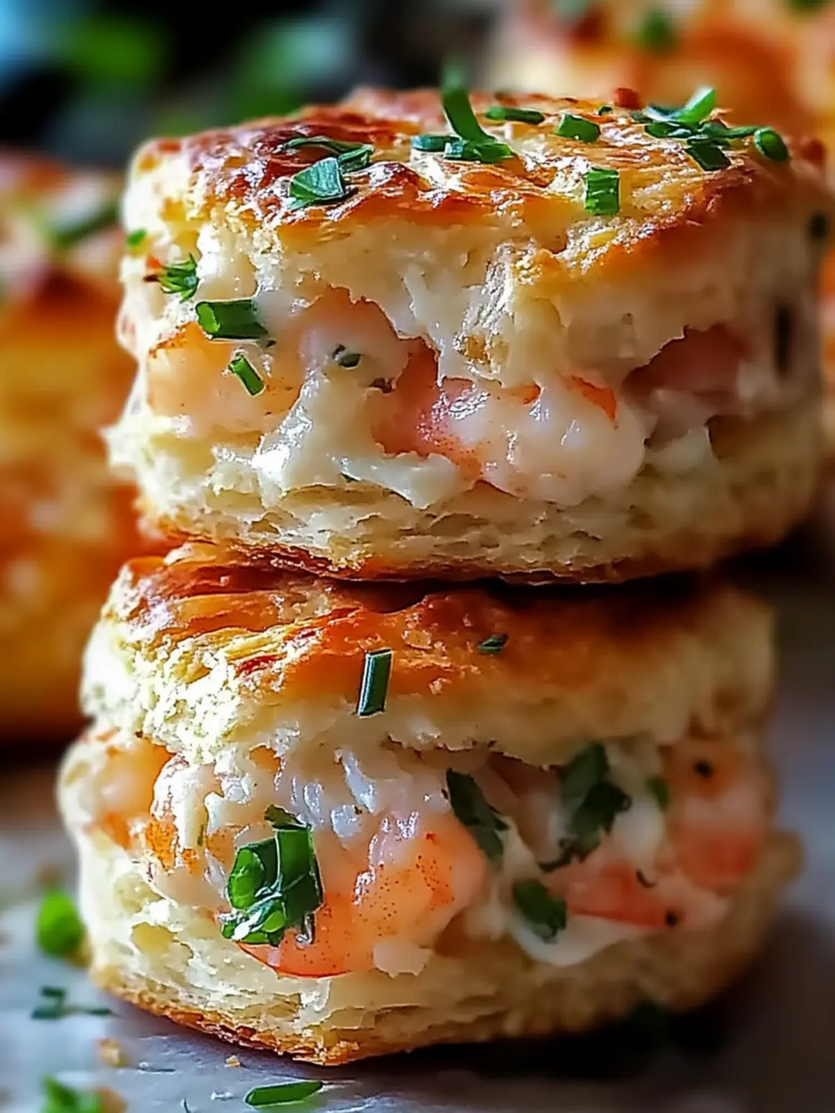 Shrimp Crab Biscuit Melts