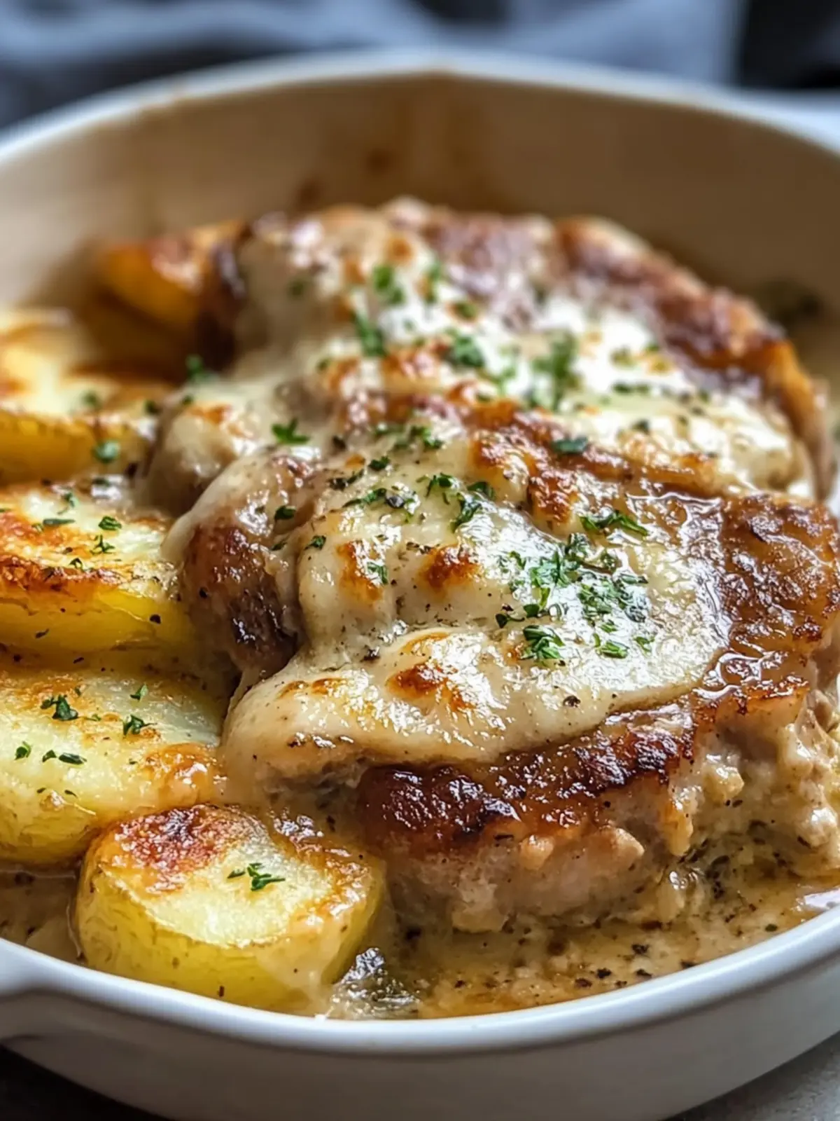 Cozy Up with Smothered Pork Chop Scalloped Potato Bliss 4 Smothered Pork Chop Scalloped Potato
