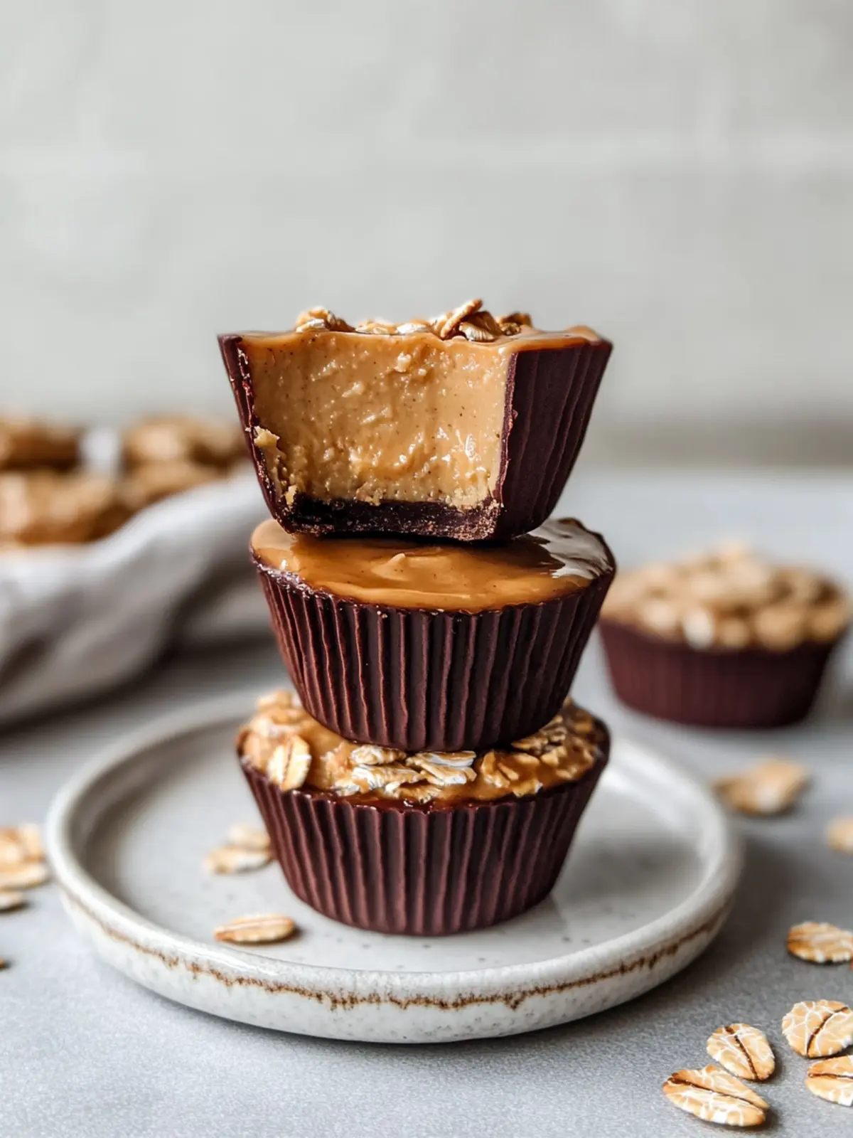 Delicious Peanut Butter Oat Cups You Can Make in Minutes 2 Peanut Butter Oat Cups