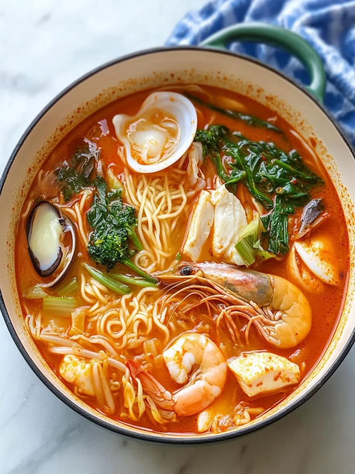 Satisfy Your Cravings with Jjamppong Korean Seafood Noodle Soup 3 Jjamppong (Korean Seafood Noodle Soup)