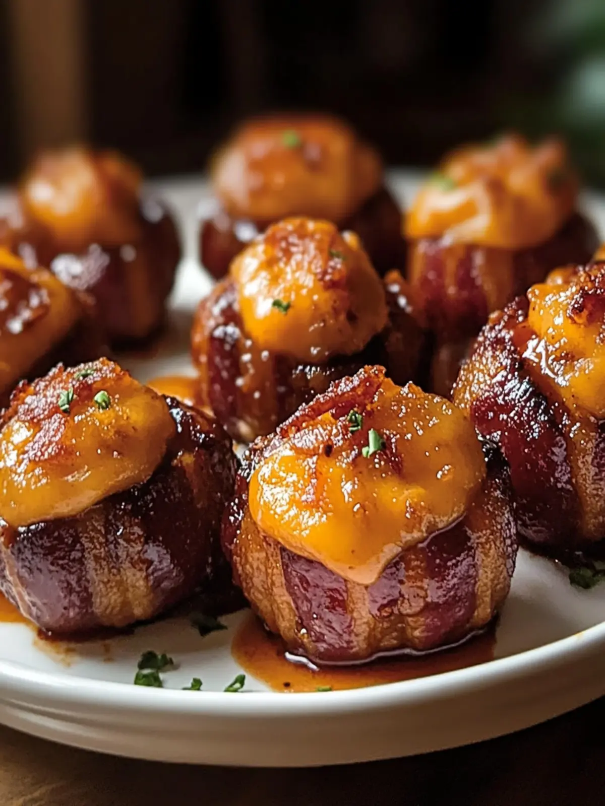 Cheddar-Stuffed BBQ Bacon Bombs That Wow Every Party Guest 5 Cheddar-Stuffed BBQ Bacon Bombs