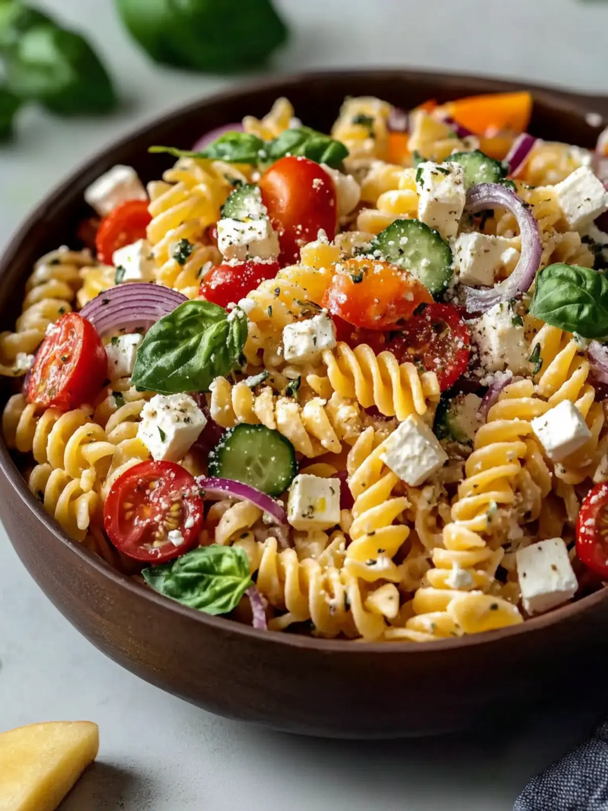 High Protein Greek Pasta Salad for a Wholesome Meal Boost 3 High Protein Greek Pasta Salad