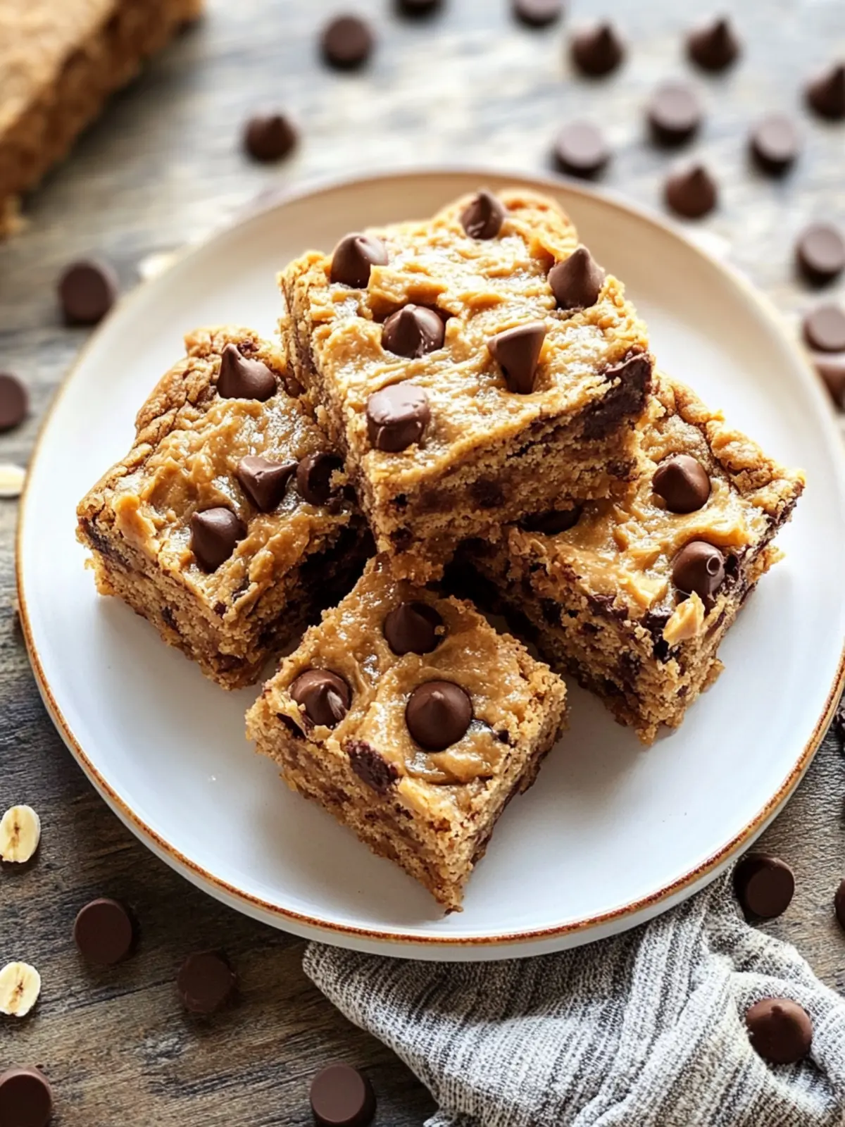 Peanut Butter Banana Bars: Healthy, Easy, and Perfectly Chewy 4 Peanut Butter Banana Bars