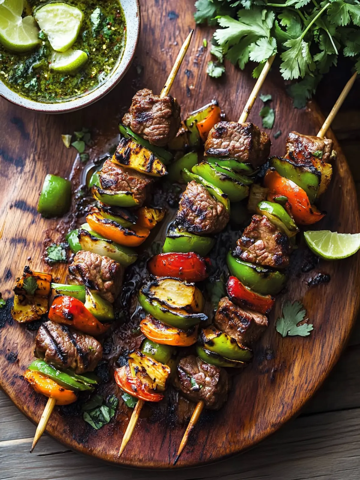 Grilled Chilean Beef Kabobs with Zesty Chimichurri Twist 3 Grilled Chilean Beef Kabobs