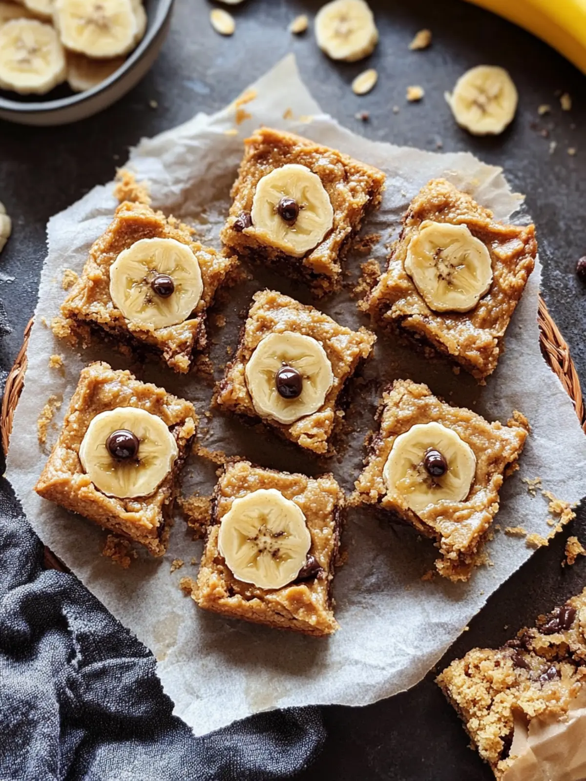 Peanut Butter Banana Bars: Healthy, Easy, and Perfectly Chewy 2 Peanut Butter Banana Bars