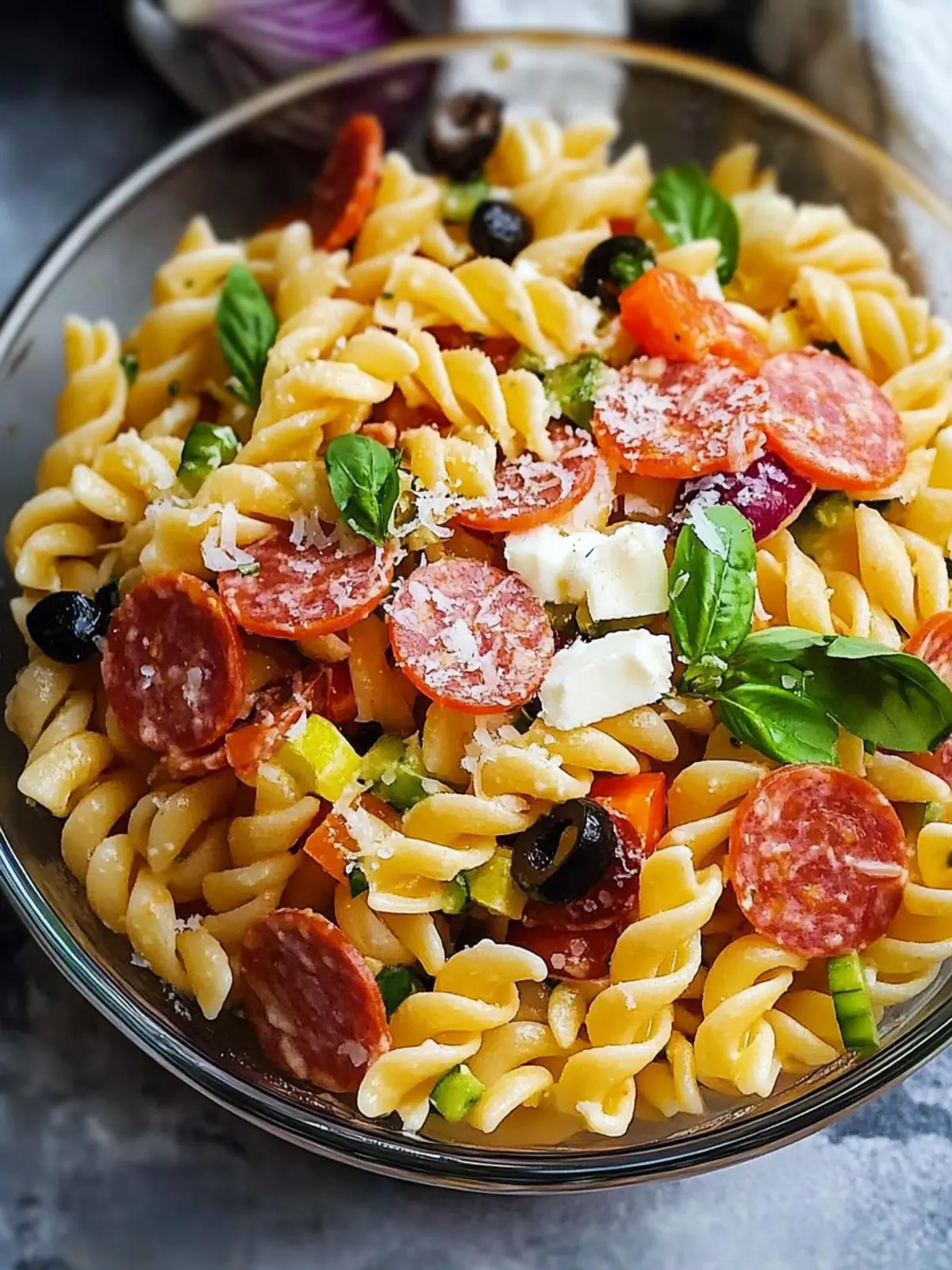 Zesty Pepperoni Pasta Salad for Your Next Gathering 2 Pepperoni Pasta Salad