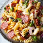 Zesty Pepperoni Pasta Salad for Your Next Gathering 44 Pepperoni Pasta Salad