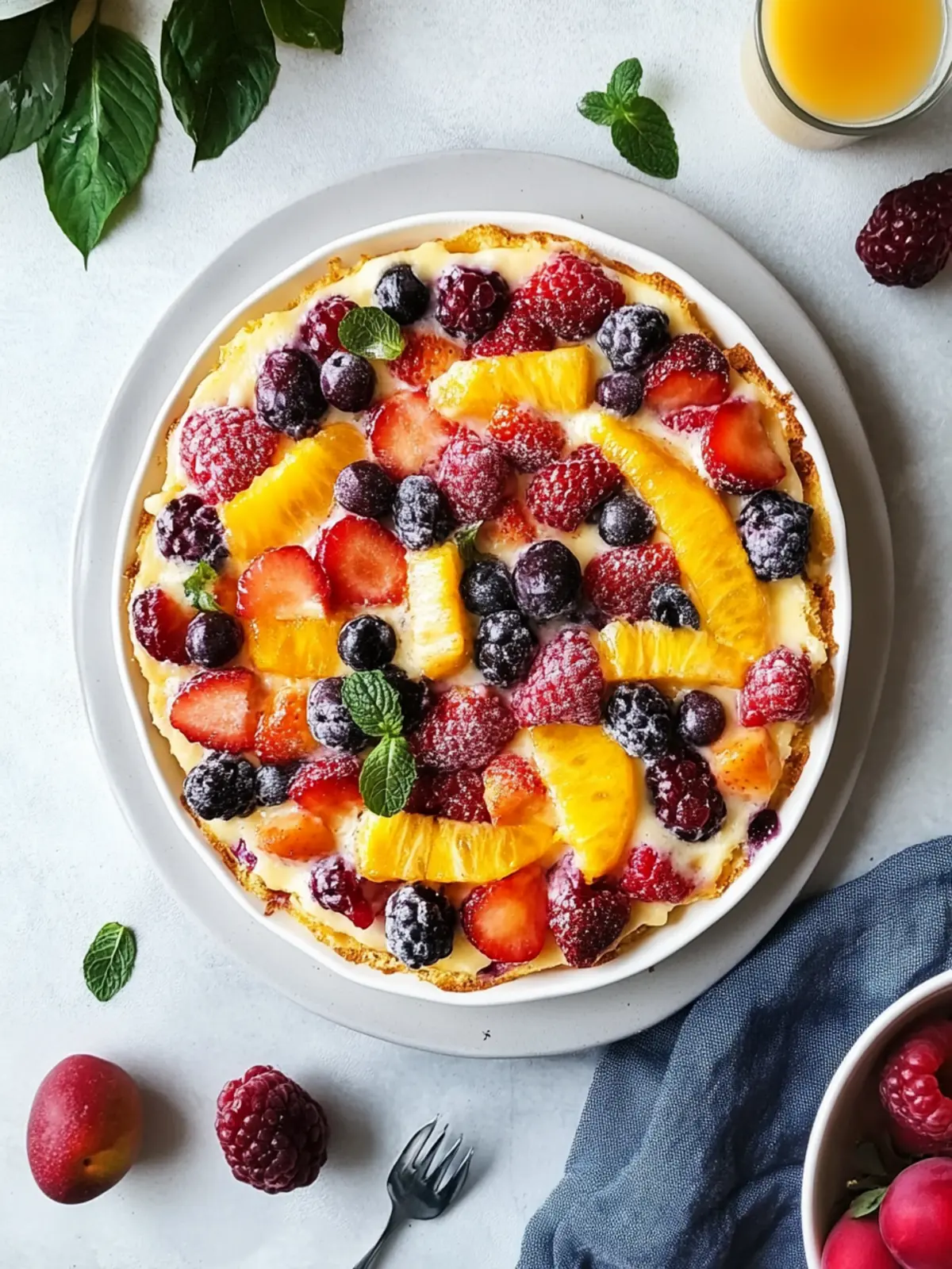 Summer Fruit Breakfast Bake: A Deliciously Wholesome Start 4 Summer Fruit Breakfast Bake