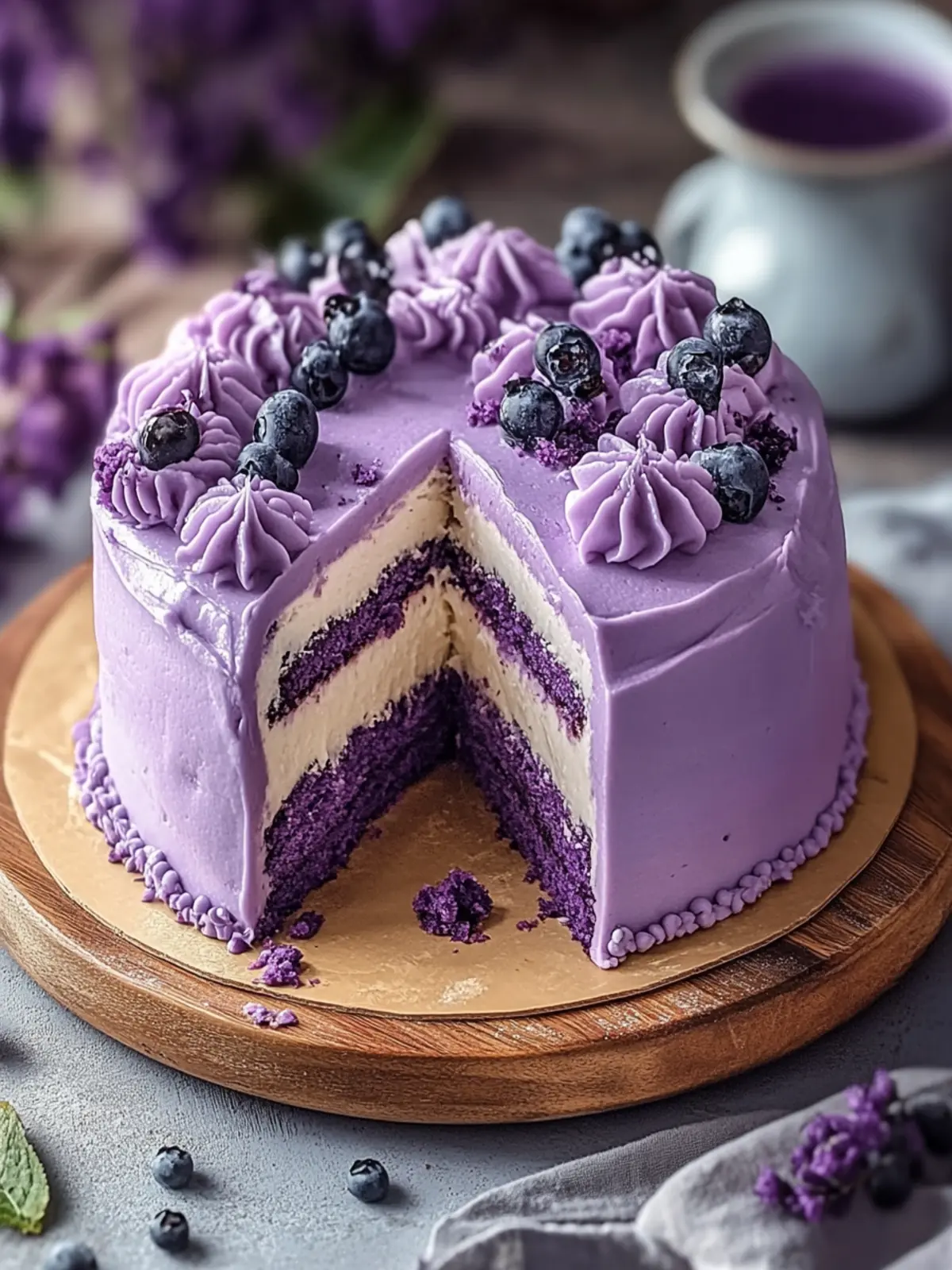 Ube Tres Leches Cake: A Colorful Twist on a Classic Delight 4 Ube Tres Leches Cake