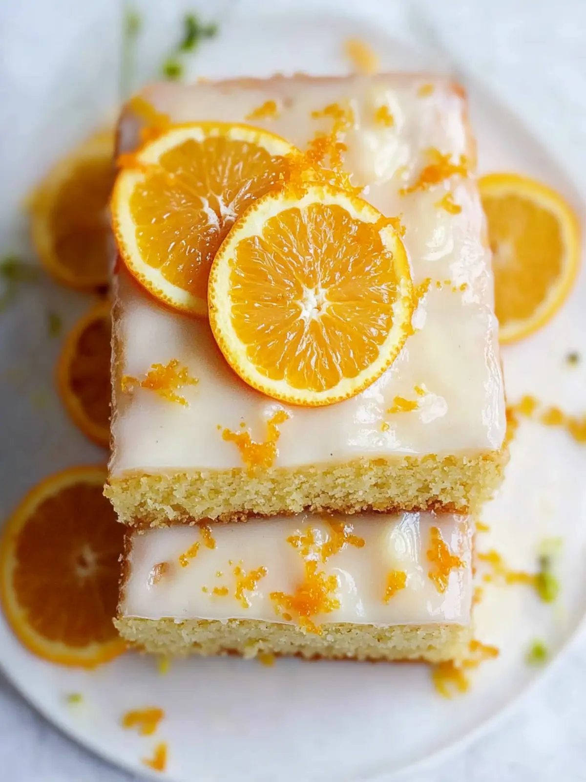 Zesty Orange Drizzle Traybake Cake to Brighten Your Day 4 Orange Drizzle Traybake Cake