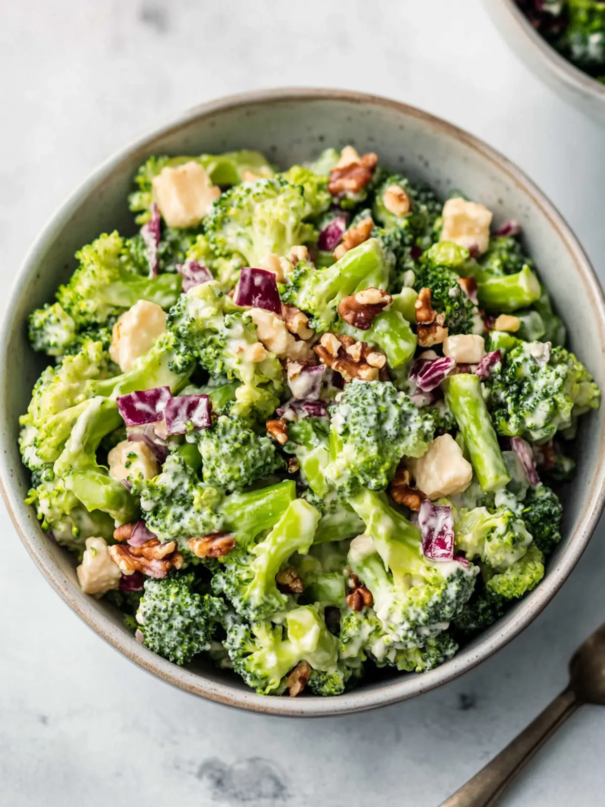 Delicious Broccoli Salad with Bacon and Cranberries 4 Broccoli Salad