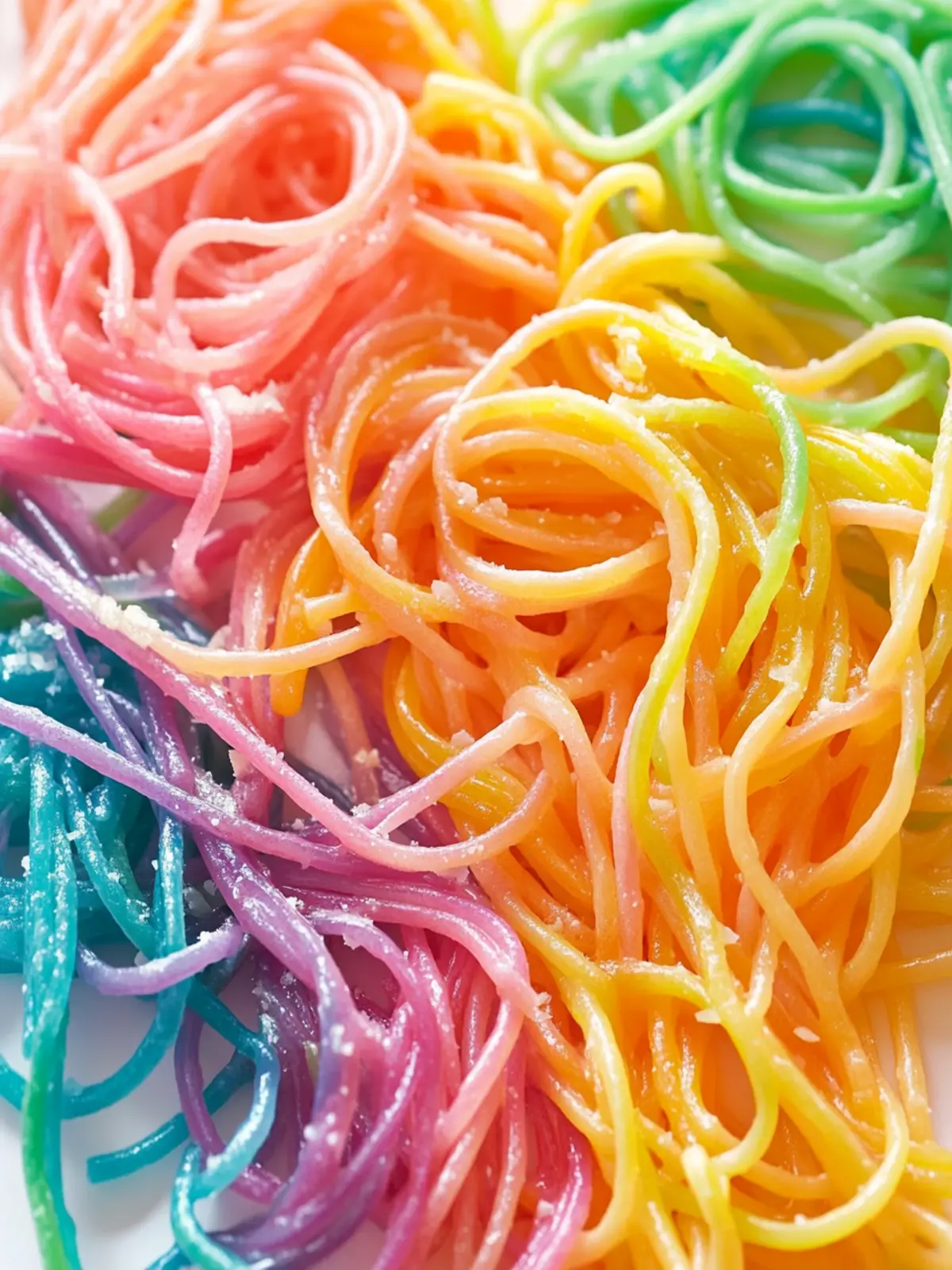 Colorful Rainbow Spaghetti: A Fun Twist on Dinner Time Fun 5 Rainbow Spaghetti