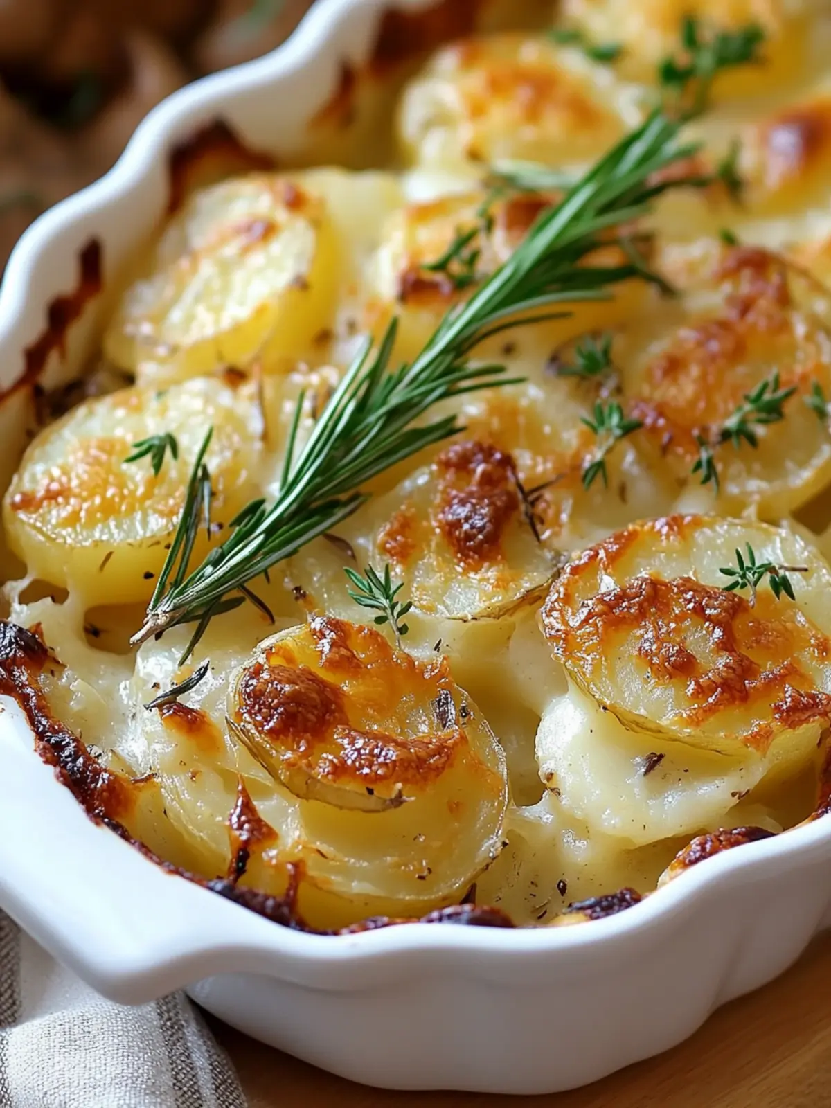 Cheesy French Onion Potato Bake with Pineapple Bliss 3 French Onion Potato Bake