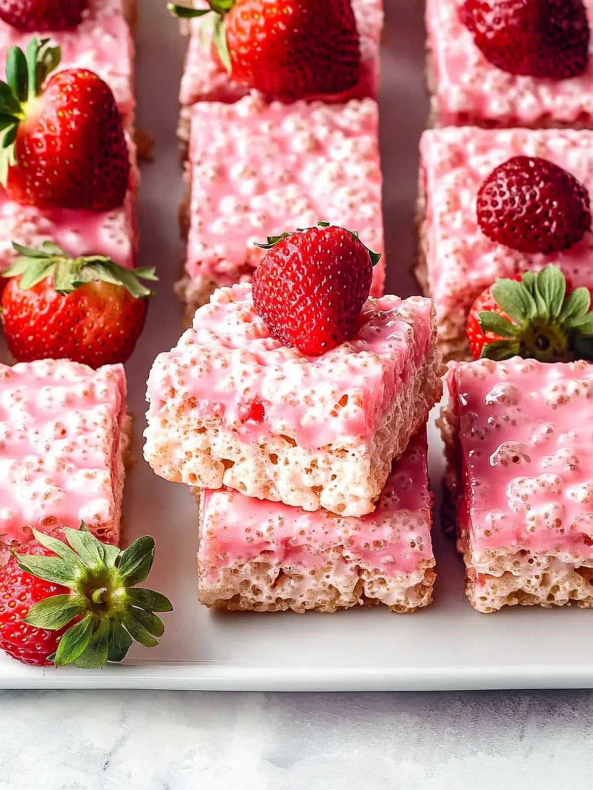 Delicious Strawberry Rice Krispie Treats You’ll Crave Daily 5 Strawberry Rice Krispie Treats