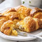 Irresistible Breakfast Strata with Croissants & Cheddar Bliss 45 Breakfast Strata with Croissants