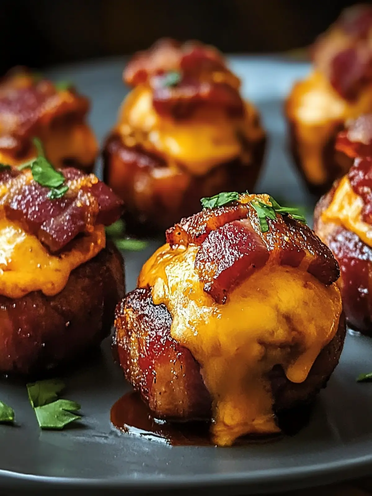 Cheddar-Stuffed BBQ Bacon Bombs That Wow Every Party Guest 2 Cheddar-Stuffed BBQ Bacon Bombs