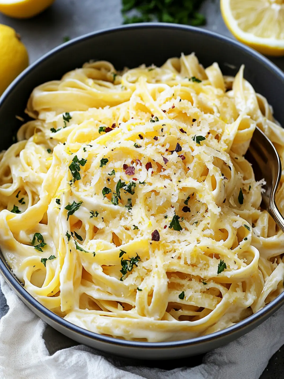 20-Minute Creamy Lemon Pasta That Will Brighten Your Day 4 20-Minute Creamy Lemon Pasta