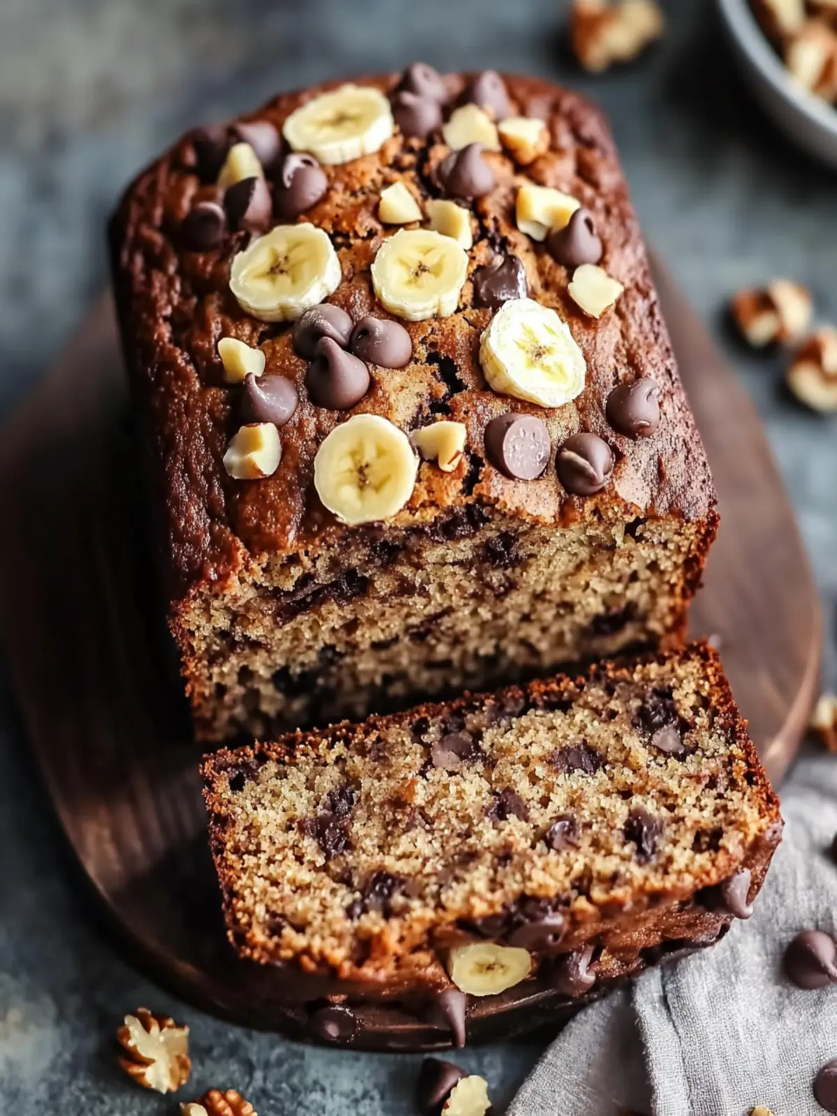 Irresistible Chocolate Chip Walnut Banana Bread Recipe You’ll Love 2 Chocolate Chip Walnut Banana Bread