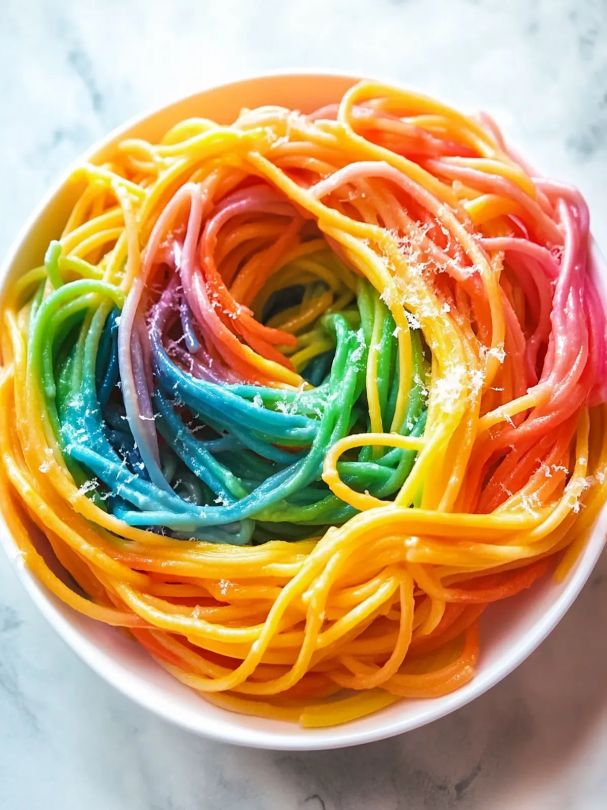 Colorful Rainbow Spaghetti: A Fun Twist on Dinner Time Fun 2 Rainbow Spaghetti