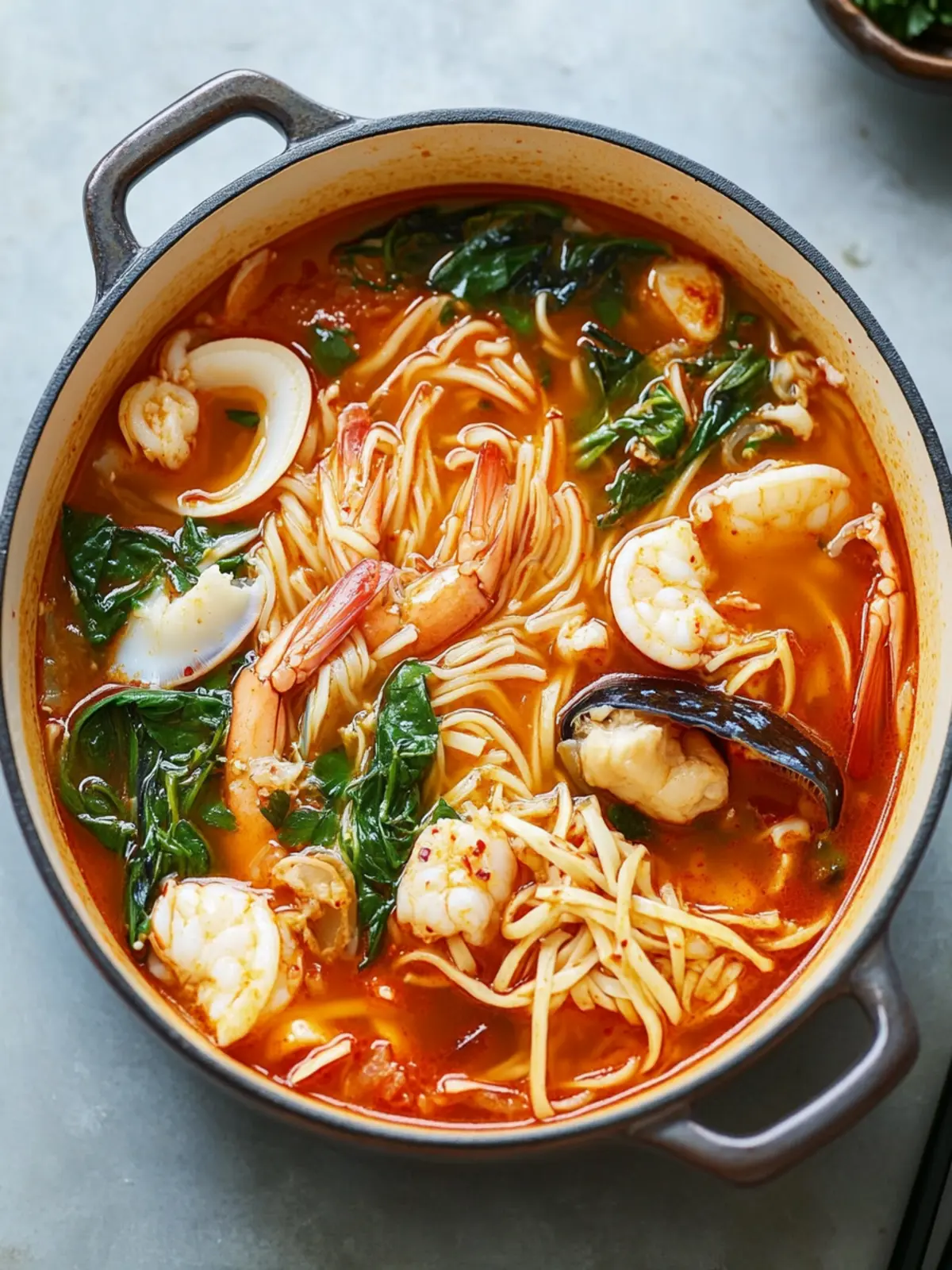 Satisfy Your Cravings with Jjamppong Korean Seafood Noodle Soup 4 Jjamppong (Korean Seafood Noodle Soup)
