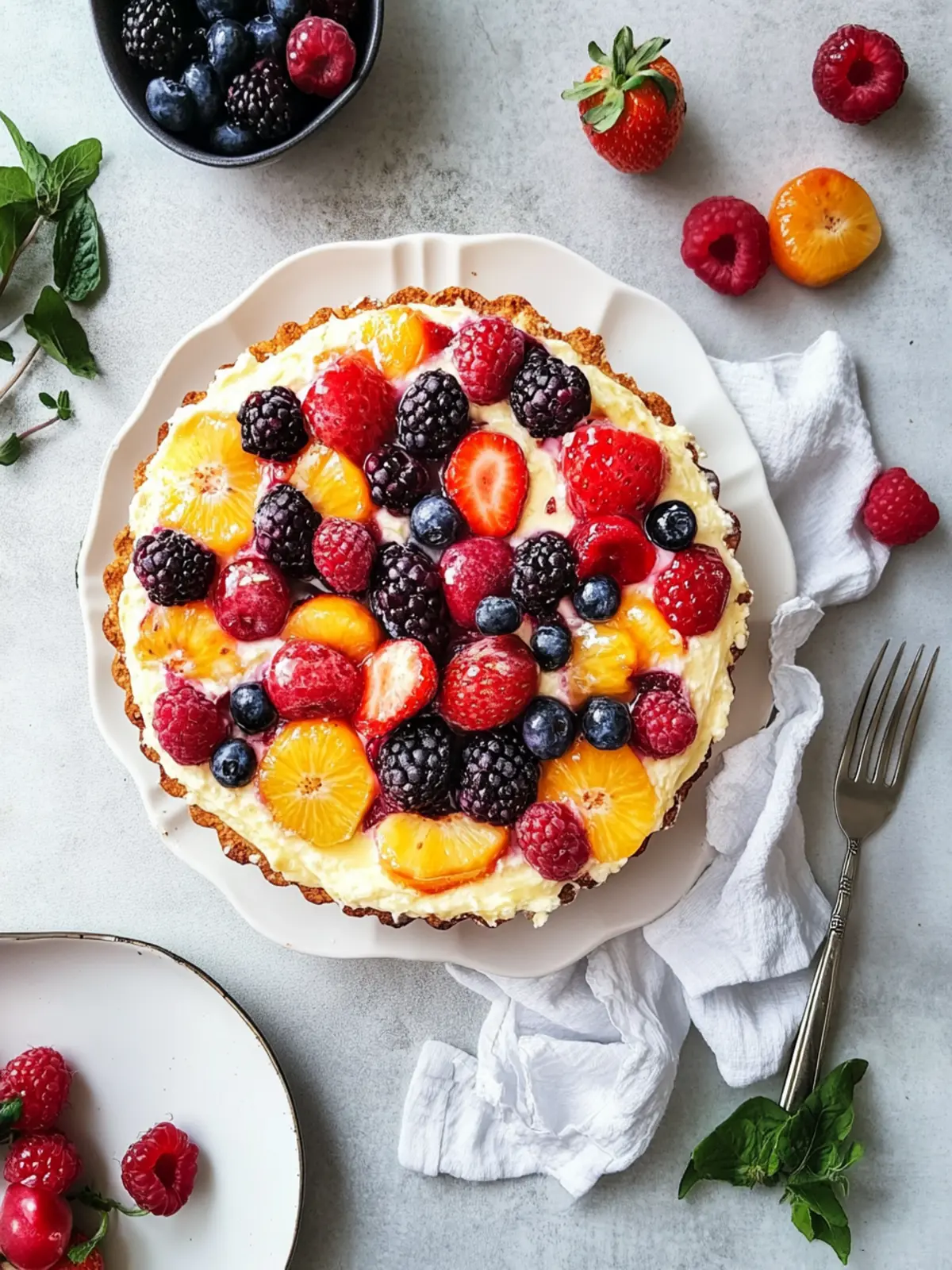 Summer Fruit Breakfast Bake: A Deliciously Wholesome Start 3 Summer Fruit Breakfast Bake