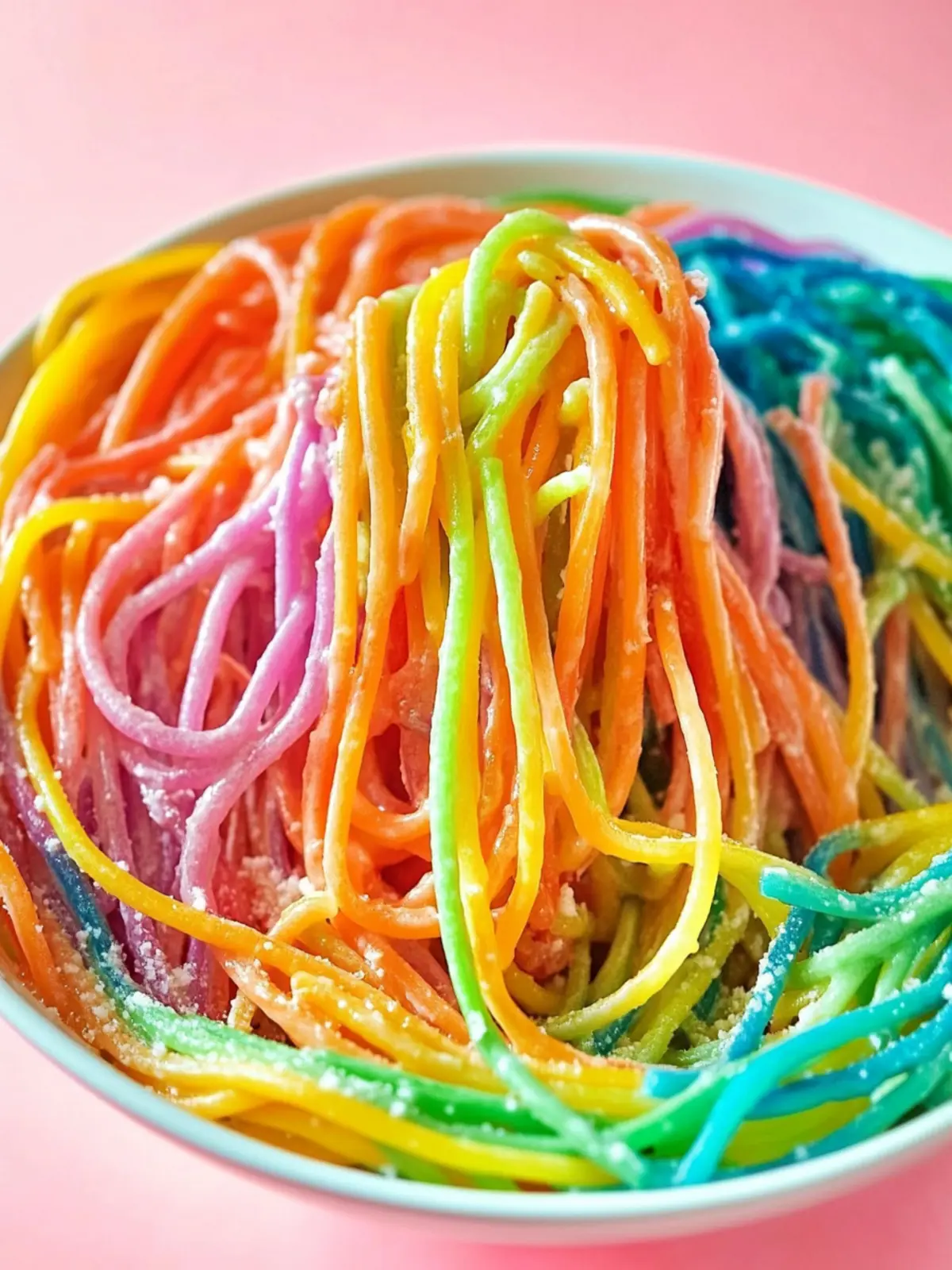Colorful Rainbow Spaghetti: A Fun Twist on Dinner Time Fun 4 Rainbow Spaghetti
